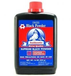 Swiss "Caviar" Ball 3-F (FFFg) Spherical Black Powder | Match-Grade Propellant for Revolvers and Rifles (1-lb Canister)