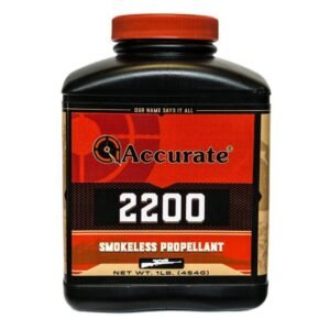 Accurate 2200 Smokeless Powder for High-Velocity Rifle Loads