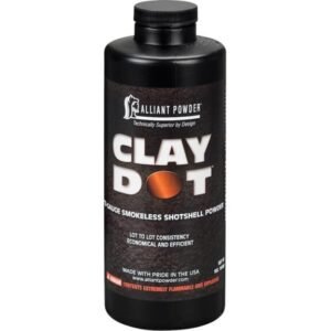 Alliant Clay Dot Smokeless Gun Powder | Clean-Burning Shotgun Propellant for Target & Skeet – 1 lb / 8 lb Containers