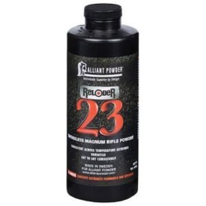 Alliant Reloder 23 Smokeless Rifle Powder | Temperature-Stable Magnum Propellant with RP Technology – 1 lb / 5 lb / 8 lb Containers