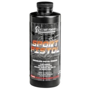 Alliant Sport Pistol Smokeless Gun Powder | Clean-Burning Propellant for High-Performance Handgun Loads – 1 lb / 4 lb / 8 lb Containers