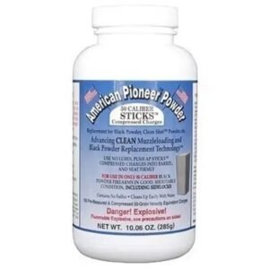 American Pioneer 50-Caliber 50-Grain Pre-Formed Sticks | Black Powder Substitute Muzzleloading Propellant (100-Pack)