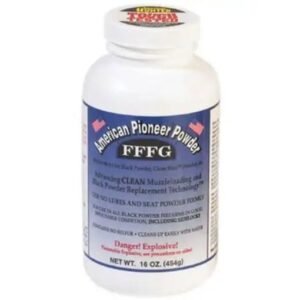 American Pioneer FFFg Premium Grade Muzzleloading Powder | Clean-Burning Black Powder Substitute (1-lb Canister)