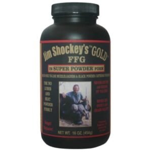 American Pioneer Jim Shockey’s Gold Super Loose Black Powder Substitute | High-Energy Muzzleloading Propellant (1-lb Canister)