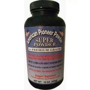 American Pioneer Super Premium Grade Muzzleloading Powder | High-Energy Clean-Burning Black Powder Substitute (1-lb Canister)