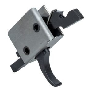 CMC Triggers Single-Stage Drop-in Small Pin Curved Trigger for Mil-Spec AR-15, AR-10 Style Rifles, Black – 90501