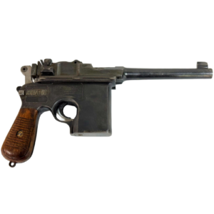 Original 1929 Chinese Shansei Type 17 C96 Broomhandle Pistol | Rare .45 ACP Warlord Era Military Surplus Handgun
