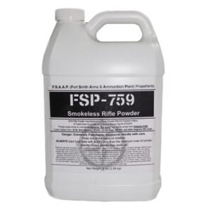 FSP-759 Smokeless Rifle Powder | Ball Propellant Comparable to Hodgdon H380 – Bulk 16 lb Container