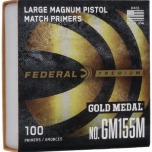 Federal Premium #155M Gold Medal Large Pistol Magnum Match Primers