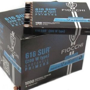 Fiocchi #616 SUR (209 W Type) Shotshell Primers Box of 1000