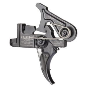 Geissele Automatics Hi-Speed National Match Large Pin Adjustable Trigger Set | Two-Stage Match Fire Control Group, Large Pin (.169"), Black Finish