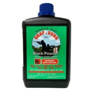 Graf Classic 3F (FFFg) Fine Black Powder | Authentic Loose Propellant for Revolvers and Small-Bore Rifles (1-lb Canister)