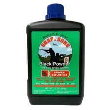 Graf Classic 4F (FFFFg) Ultra-Fine Black Powder | Authentic Flintlock Flashpan Priming Propellant (1-lb Canister)