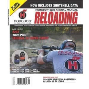 Hodgdon 2023 Annual Manual | Comprehensive Reloading Guide with Tested Data for Rifle, Pistol & Shotgun – Print Edition