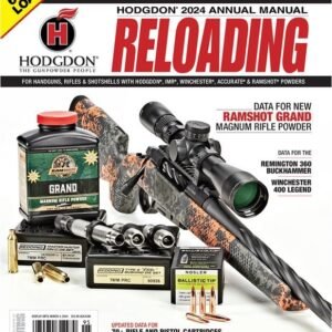 Hodgdon 2024 Annual Manual | Comprehensive Reloading Guide with Tested Data for Rifle, Pistol & Shotgun – Print Edition