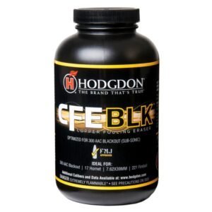 Hodgdon CFE BLK Smokeless Gun Powder | Subsonic & Fast-Burning Propellant for .300 AAC Blackout – 1 lb / 8 lb Containers