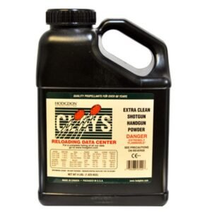 Hodgdon Clays Smokeless Shotgun & Pistol Powder | Ultra-Clean Burning Propellant – 14 oz / 4 lb / 8 lb Containers