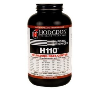 Hodgdon H110 Smokeless Gun Powder | Premium Spherical Propellant for Magnum Handguns & Small Rifles – 1 lb Canister