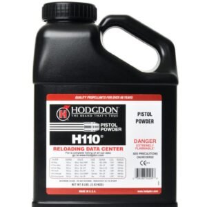 Hodgdon H110 Smokeless Gun Powder | Premium Spherical Propellant for Magnum Handguns & Small Rifles – Bulk 8 lb Container
