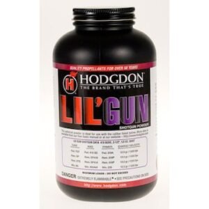 Hodgdon Lil’ Gun Smokeless Gun Powder | Specialized Spherical Propellant for .410 Bore & Magnum Handguns – 1 lb / 8 lb Containers