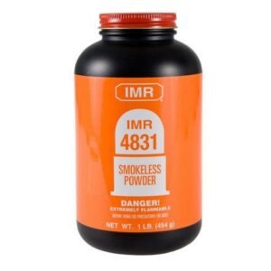 IMR 4831 Smokeless Powder | Slow-Burning Extruded Propellant for Magnum & Large Rifle Reloading – 1 lb / 8 lb Containers