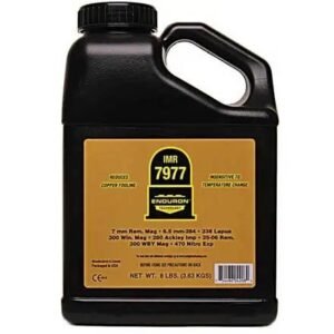 IMR 7977 Smokeless Powder with Enduron Technology | Copper-Removing Ultra-Slow Magnum Rifle Propellant – 8 lb Jug