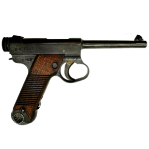Original 1942 Imperial Japanese Army Type 14 Nambu Semi-Automatic Pistol | WWII-Era 8mm Nambu Military Surplus Handgun