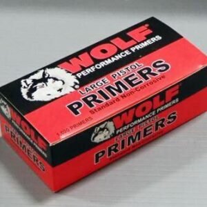 Large Pistol Wolf Performance Primers for Ammunition Reloading