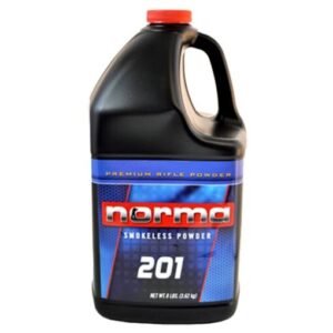 Norma 201 Smokeless Powder | Premium Medium-Burning Extruded Propellant for Rifle Reloading – 1 lb / 1.1 lb / 1 lb Canister