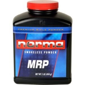 Norma MRP (Magnum Rifle Powder) Smokeless Gun Powder | Premium Double-Base Propellant for Magnum Cartridges – 1 lb / 500g Container
