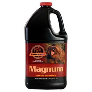 Ramshot Magnum Smokeless Rifle Powder 1 lb | Slow-Burning Propellant for High-Capacity Magnum and Ultra-Velocity Rifles