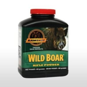 Ramshot Wild Boar Smokeless Rifle Powder 1 lb | Clean-Burning Spherical Propellant for Medium-to-Big Game Hunting Calibers
