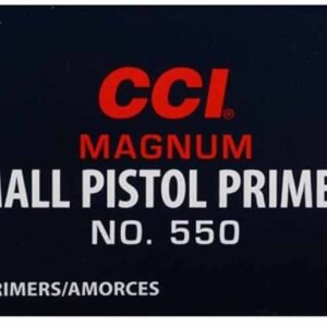 CCI Small Pistol Magnum Primers #550 | Reliable High-Energy Ignition for Hard-to-Ignite Handgun Powders – Box of 1,000