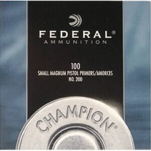 Federal Small Pistol Magnum Primers #200 | Reliable High-Energy Ignition for Magnum Handgun Calibers – Box of 1,000