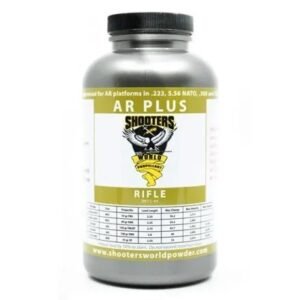 Shooters World AR Plus Smokeless Powder 1 lb By Lovex | Clean-Burning Spherical Propellant for .223 Remington and 5.56mm NATO