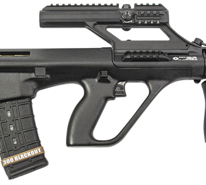 Steyr AUG A3 M2 Semi-Automatic Rifle | .300 AAC Blackout, 16-Inch Barrel, Extended Picatinny Rail, Classic Black Finish, 30-Round Capacity