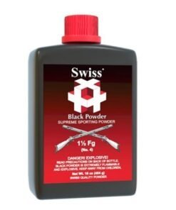 Swiss 1.5F (1.5Fg) Black Powder | Match-Grade Intermediate Propellant for Black Powder Cartridges (1-lb Canister)