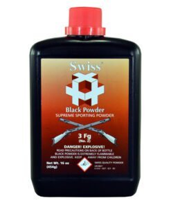 Swiss 3F (FFFg) Black Powder | Match-Grade Fine Propellant for Revolvers and Small-Bore Rifles (1-lb Canister)