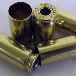Top Brass Premium Reconditioned Once-Fired Pistol Brass 40 S&W | Processed Range Casings, Boxer Primed – Box of 250/500/1000