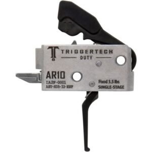 TriggerTech Duty Two-Stage Drop-In Trigger | Flat Bow, AR-10 / AR-15 Platform, Small Pin (.154"), 3.5 lb Fixed Pull – MPN: AHT-SDB-33-NNF