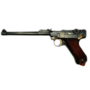 Original WWI German DWM Model 1917 P.08 Artillery Luger Semi-Automatic Pistol | 9mm Parabellum Long-Barrel Lange Pistole 08 with Toggle Action