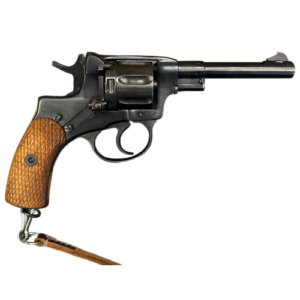 Original 1940 Soviet M1895 Nagant Double-Action Revolver | 7.62x38mmR Gas-Seal Military Service Handgun with Leather Holster Rig