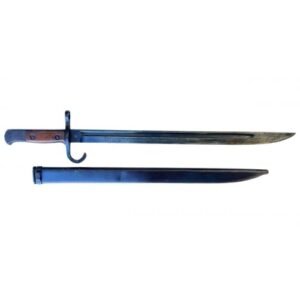 Original WWII Japanese Army Type 30 Arisaka Bayonet | Early-Production Hooked Quillon Variant with Steel Scabbard & Tokyo/Nagoya Arsenal Markings