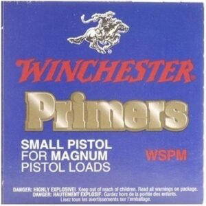 Winchester Small Pistol Magnum Primers #1-1/2M | Reliable High-Energy Ignition for Magnum Handgun Calibers – Box of 1,000