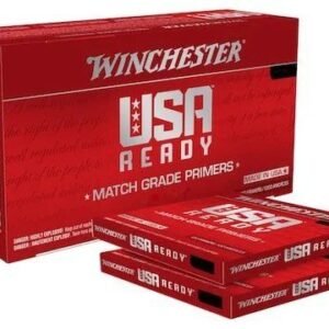 Winchester USA Ready Small Pistol Match Primers | Match-Grade Ignition for Standard Handgun Calibers – Box of 1,000