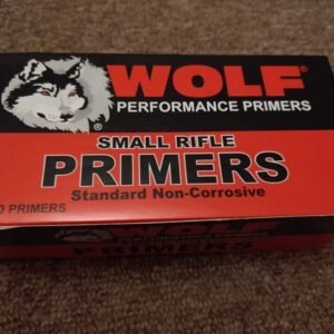 Wolf Performance Small Rifle Primers | Reliable Non-Corrosive Ignition for Standard Rifle Calibers – Box of 1,000