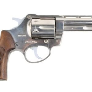 Zastava Model M83 .357 Magnum Revolver | 4-Inch Barrel, Premium Stainless Steel Finish, Factory Wood Grips