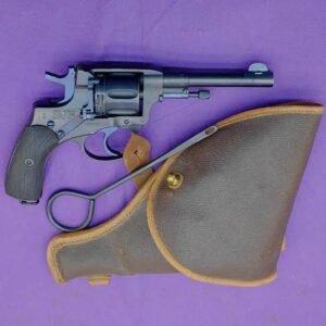 Original WWII 1940 Russian M1895 Nagant Revolver Rig