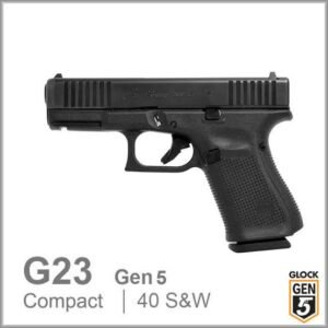 GLOCK 23 Gen 5 (23V) .40 S&W Compact 13-Round Pistol