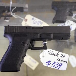 GLOCK 20 Gen 5 (20V) 10mm Full-Size 15-Round Pistol